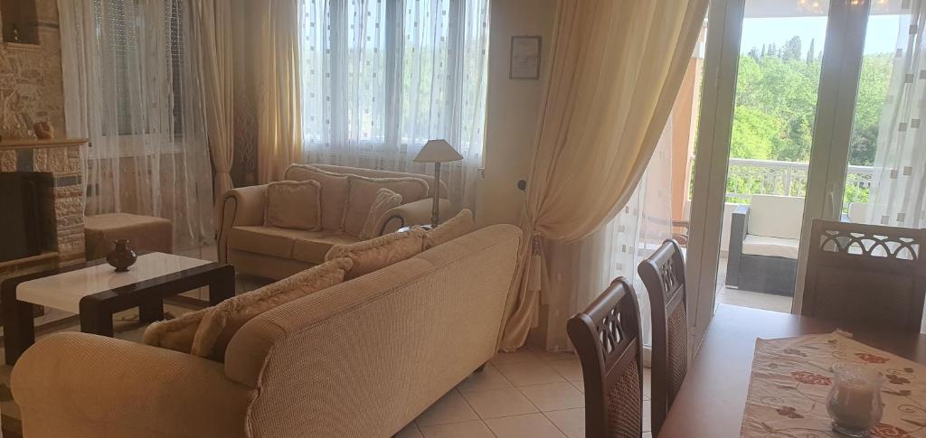 Posezení v ubytování Villa Miranda