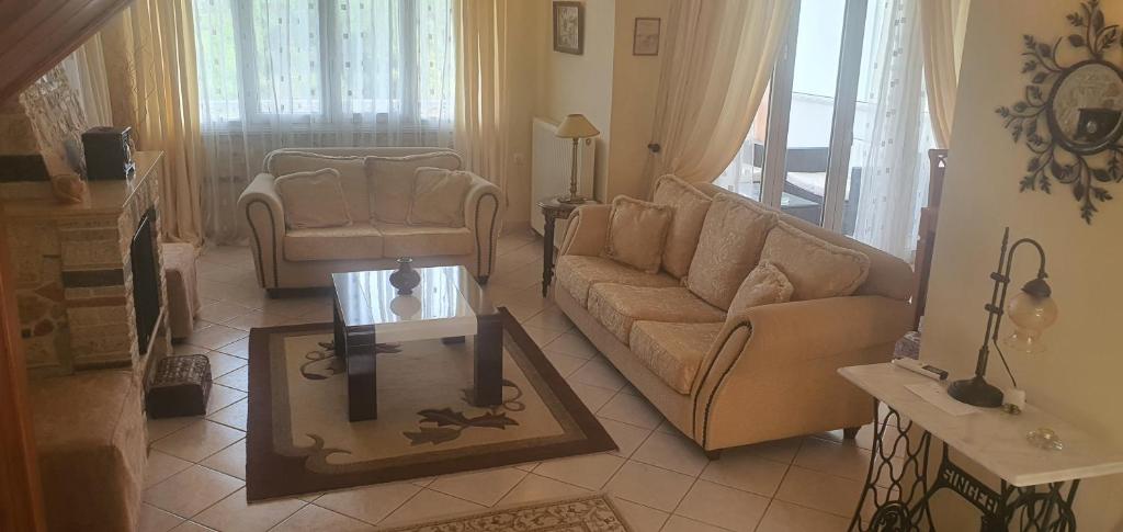 Posezení v ubytování Villa Miranda