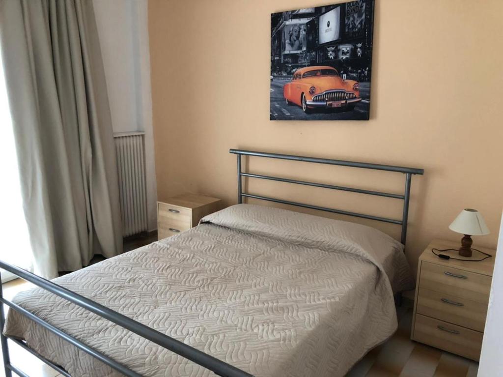 Krevet ili kreveti u jedinici u objektu Loula's Apartments