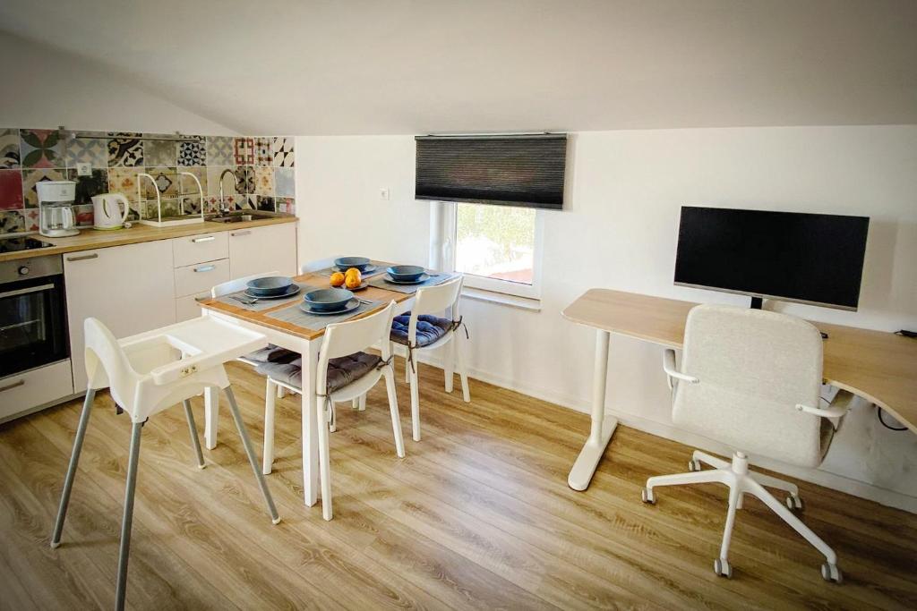 TV a/nebo společenská místnost v ubytování Casa Martinica - House with 2 Apartments
