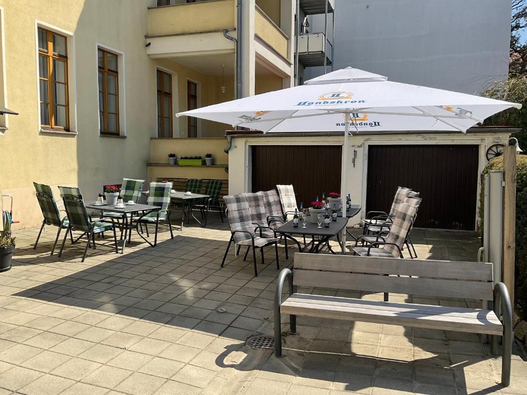 Balkón nebo terasa v ubytování Hotel Meridian