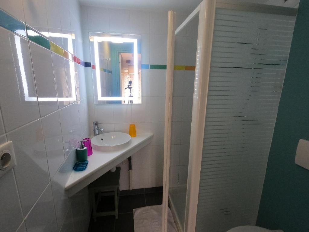 Koupelna v ubytování La Maison - Hôtel & Gîte