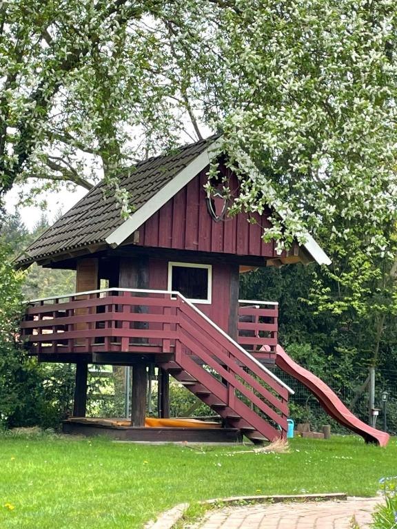 Zahrada ubytování Ferienwohnung Varus