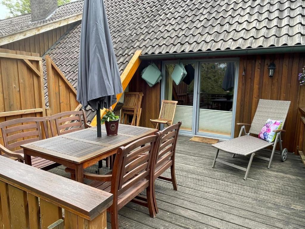Patio nebo venkovní prostory v ubytování Ferienwohnung Varus