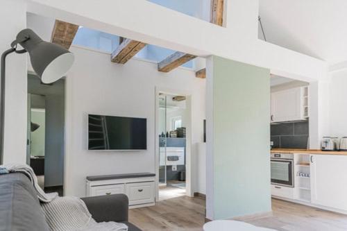 Nhà bếp/bếp nhỏ tại Hohwaii Cottage