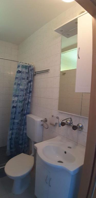 Koupelna v ubytování APARTMAN PAVE & ILIJA jr