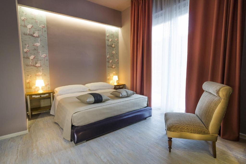 Postel nebo postele na pokoji v ubytování Bontempo Suite