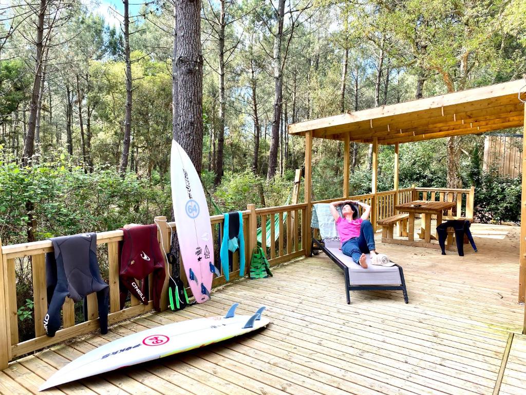 Espace Blue Océan - Deluxe Cottage Floresta Forest View (10-12 People)