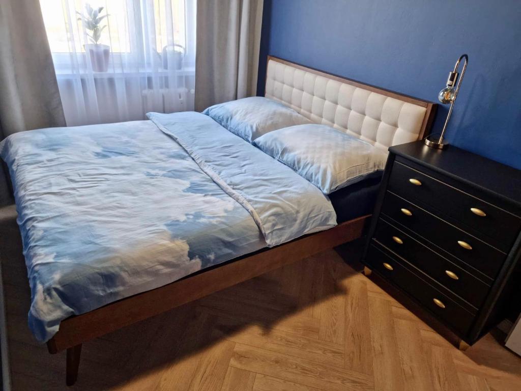 Postelja oz. postelje v sobi nastanitve Podzamcze No 1 APARTMENT