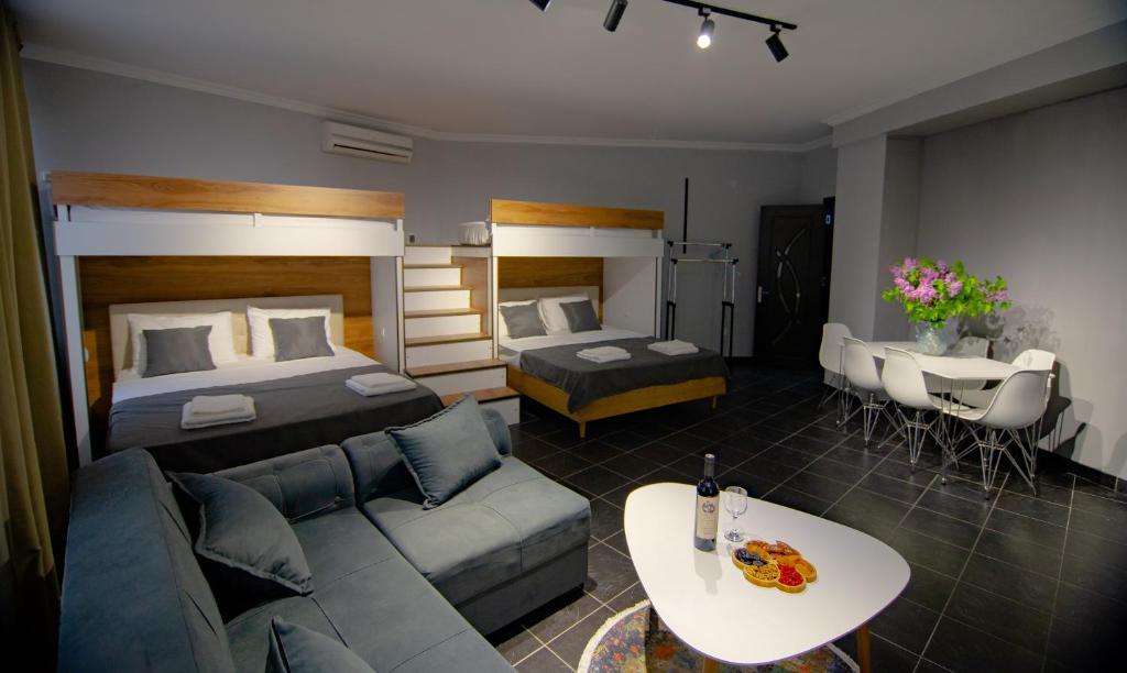 Postel nebo postele na pokoji v ubytování Comfy corner
