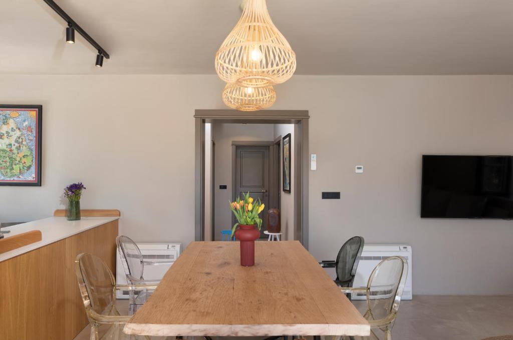 Televízia a/alebo spoločenská miestnosť v ubytovaní Casa Sol