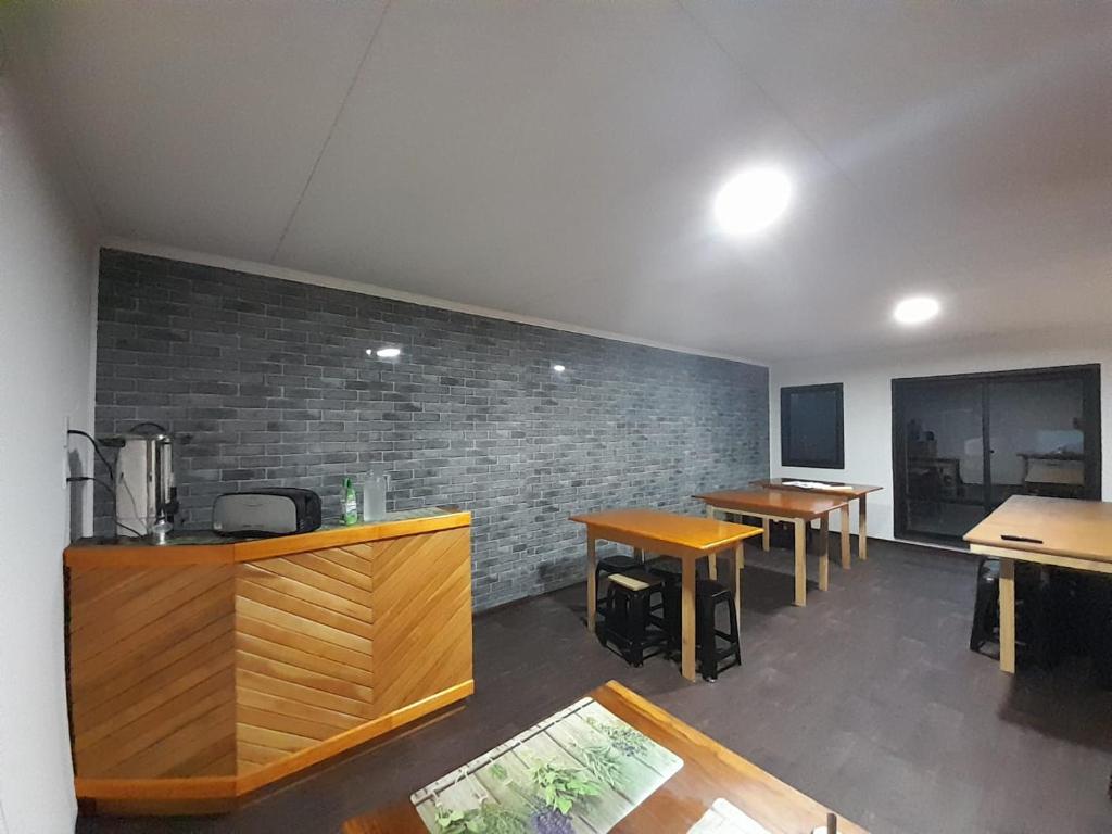 ครัวหรือมุมครัวของ Hostal Casa Blanca