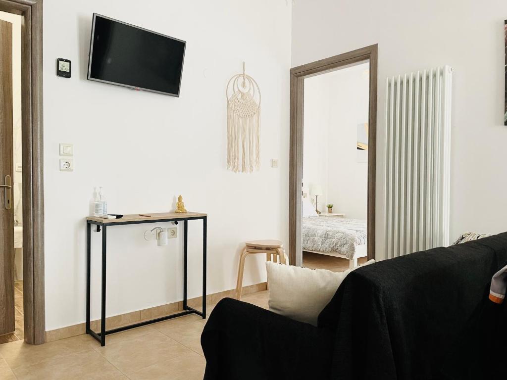 A television and/or entertainment centre at Michael's House - Argostoli