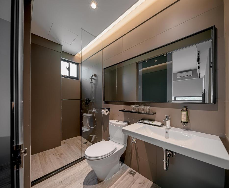 Koupelna v ubytování 森行旅 Mori Hotel -台南安平老街
