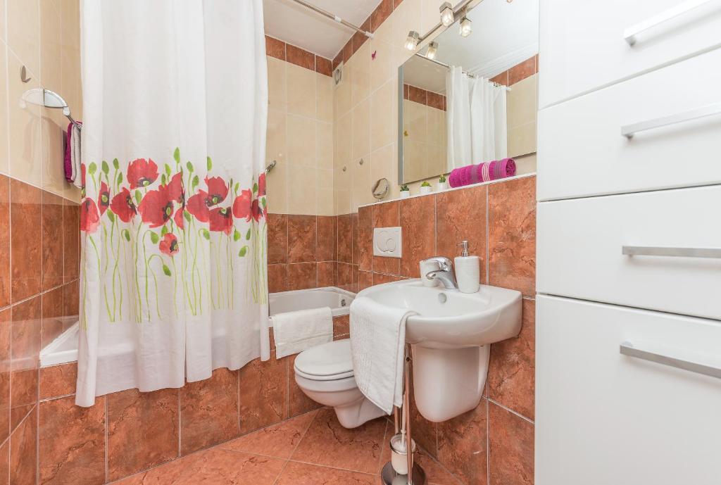 Kúpeľňa v ubytovaní Apartman Centar Glavaš