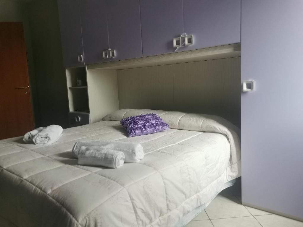 Posteľ alebo postele v izbe v ubytovaní Casa in Centro via gioeni