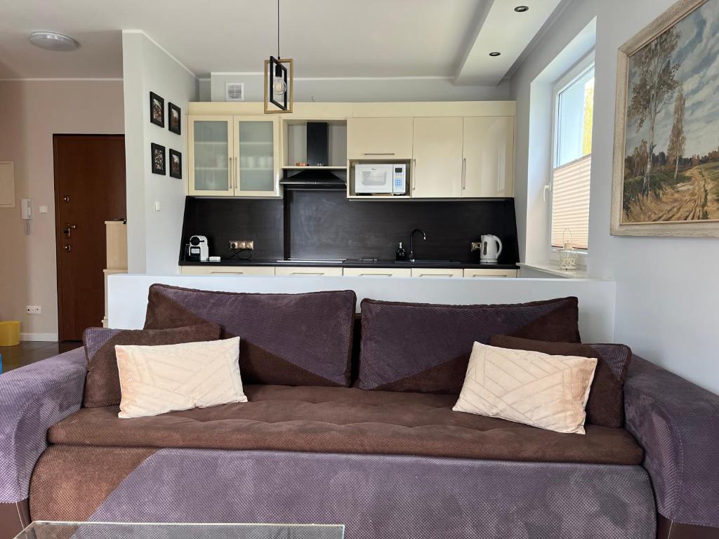 Kuchyňa alebo kuchynka v ubytovaní Apartament Przy Plaży