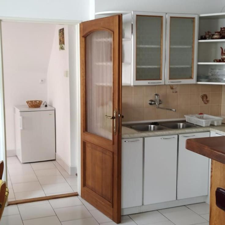 Kuchyň nebo kuchyňský kout v ubytování Apartmán Soběslav