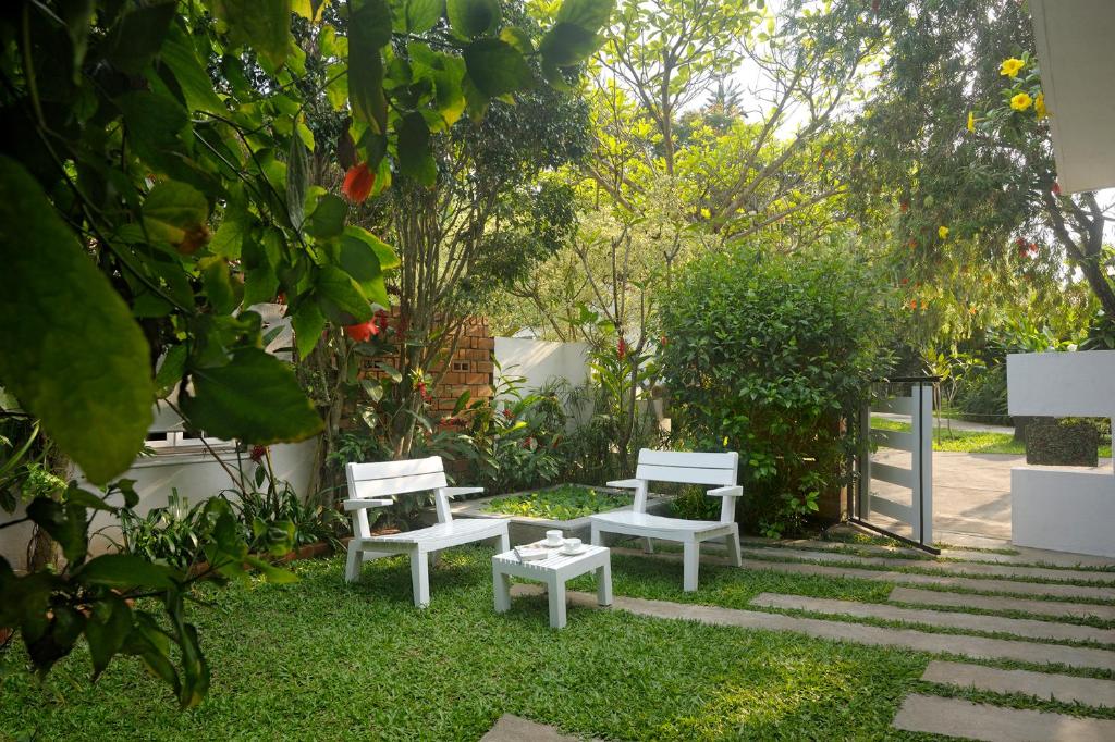Zahrada ubytování Amanvana Spa Resort, Coorg