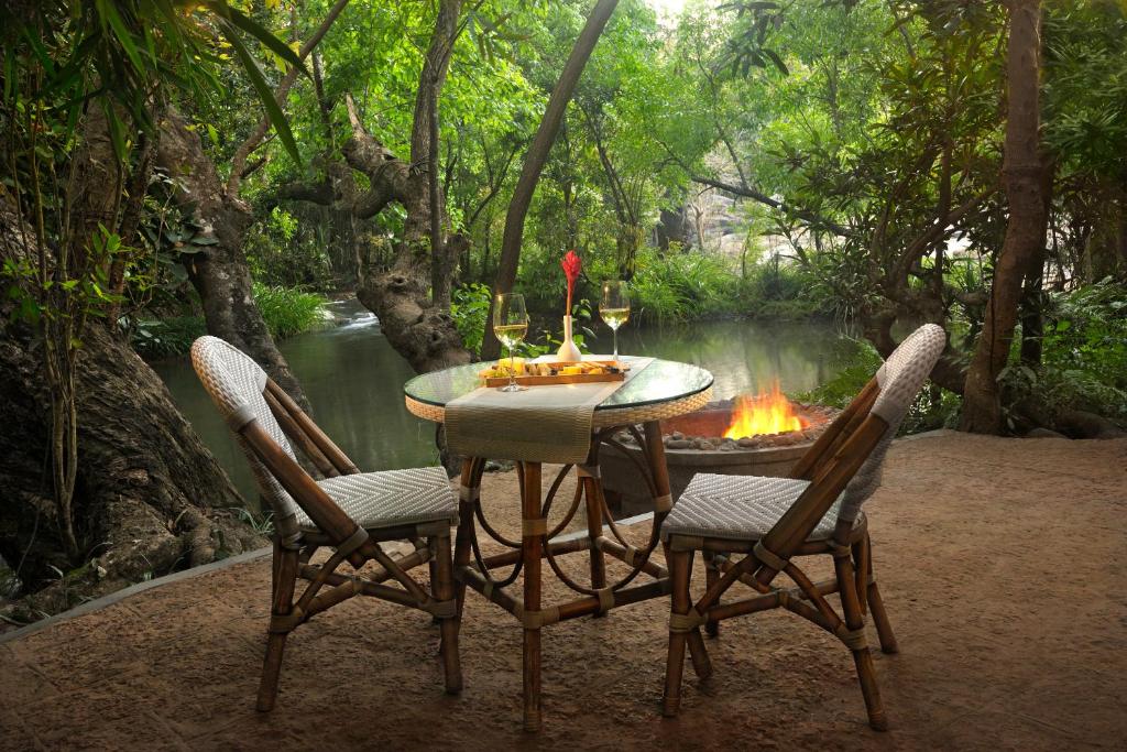 Zahrada ubytování Amanvana Spa Resort, Coorg