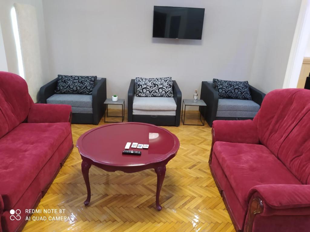 Część wypoczynkowa w obiekcie Széchenyi Apartman (IV Deluxe) Miskolc belvárosában
