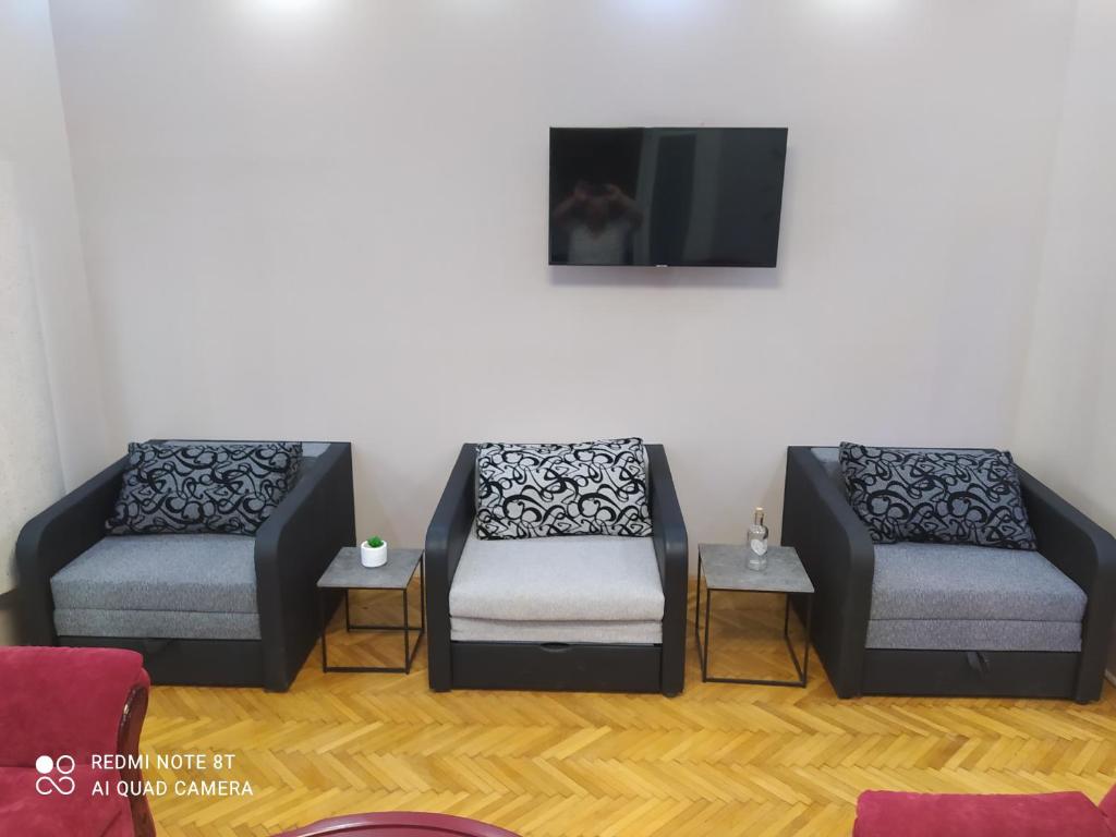Część wypoczynkowa w obiekcie Széchenyi Apartman (IV Deluxe) Miskolc belvárosában