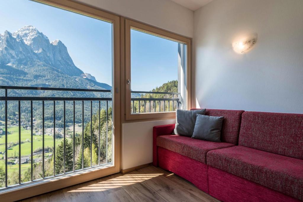 Nespecifikovaný výhled na hory nebo výhled na hory při pohledu z apartmánu