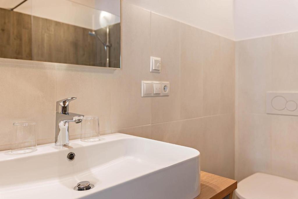 Koupelna v ubytování Thusnelda Apartment B