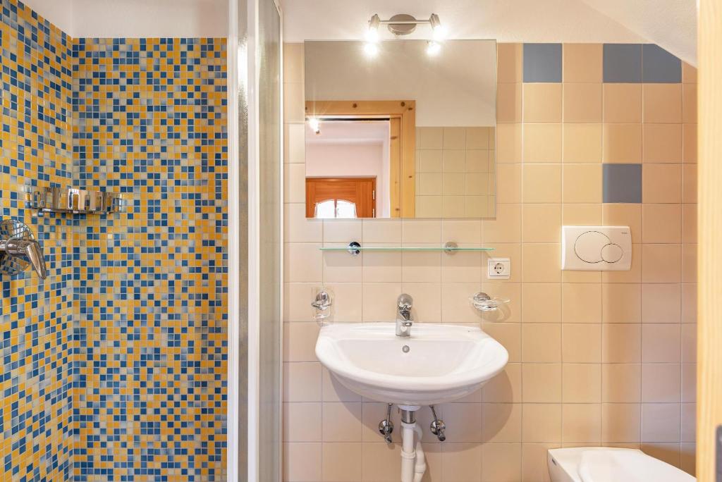 Koupelna v ubytování Thusnelda Apartment C