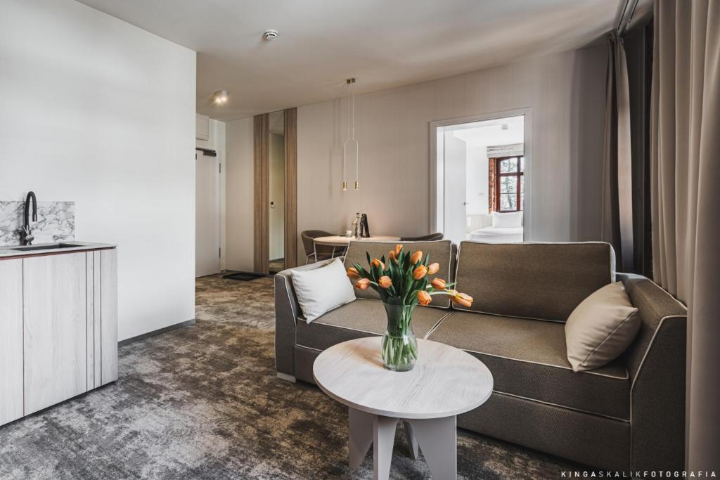 Posezení v ubytování Tremonti Hotel Karpacz