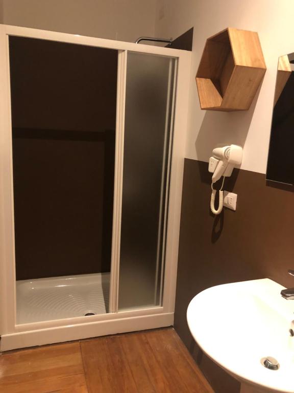 Koupelna v ubytování Hotel Monte Mazzoccone
