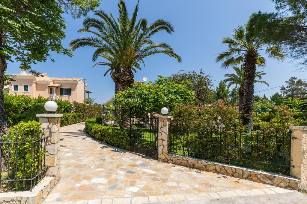 A garden outside Villa Marina Mare