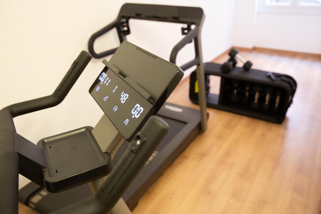 Fitness centrum a/nebo fitness zařízení v ubytování Hotel Ariston