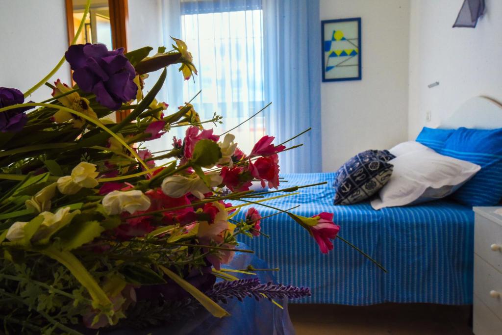 Кровать или кровати в номере B&B Miramare
