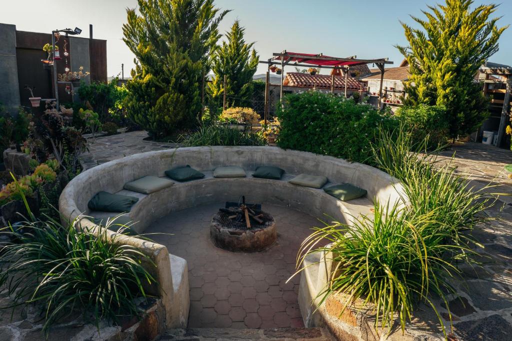 Zahrada ubytování Entre Vides Valle de Guadalupe