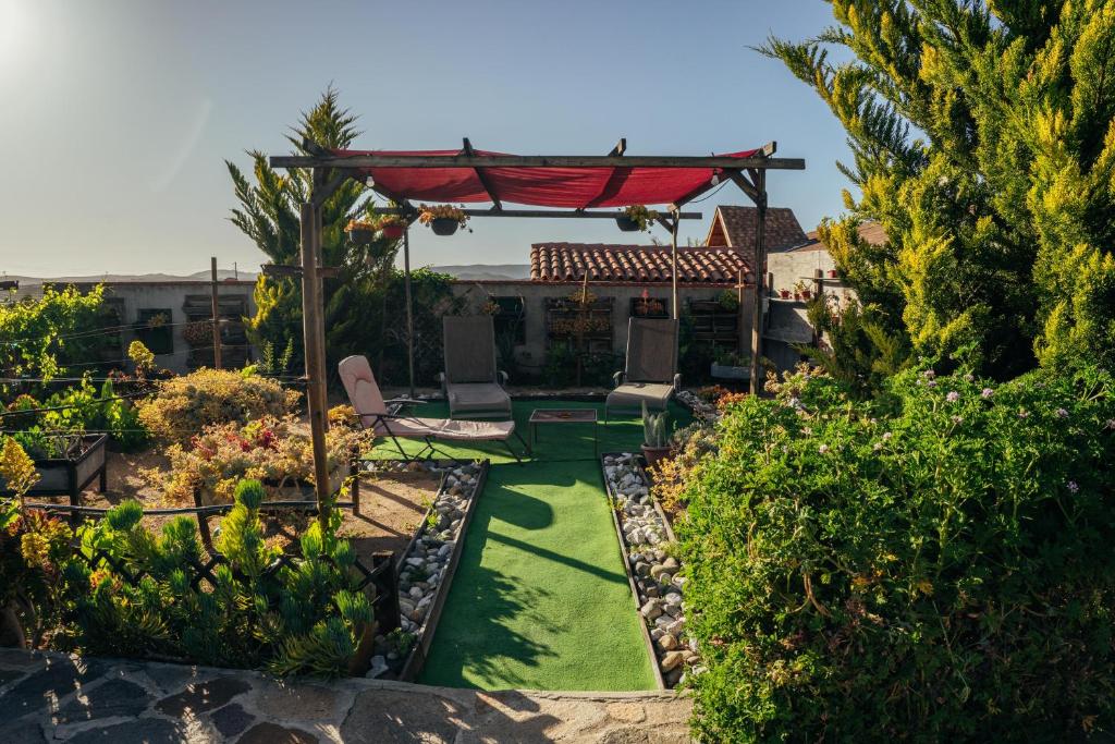 Zahrada ubytování Entre Vides Valle de Guadalupe
