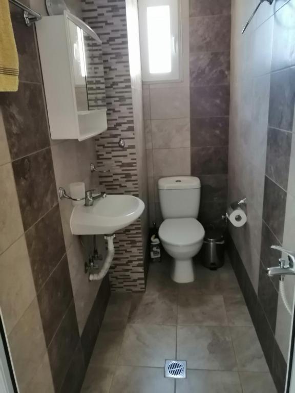 Koupelna v ubytování Pashalina