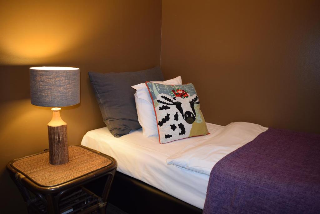 Postel nebo postele na pokoji v ubytování Hotel Leifur Eiriksson