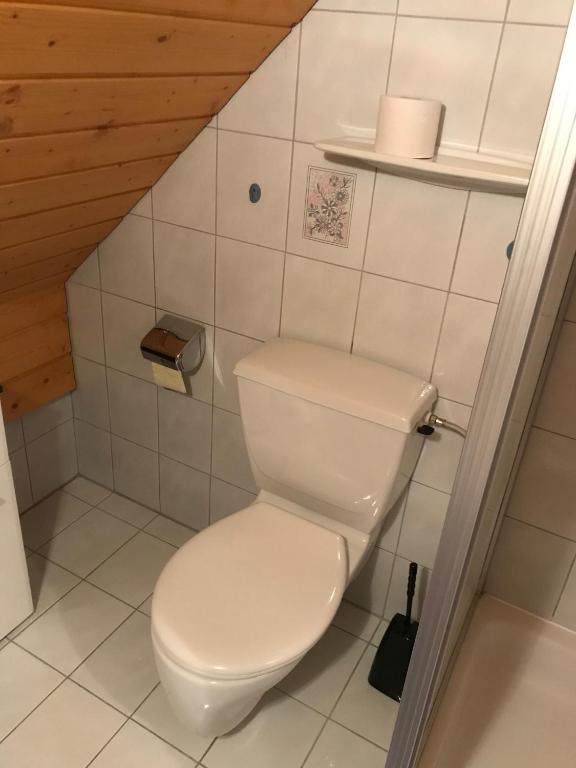 Koupelna v ubytování Appartements Futtertrögl