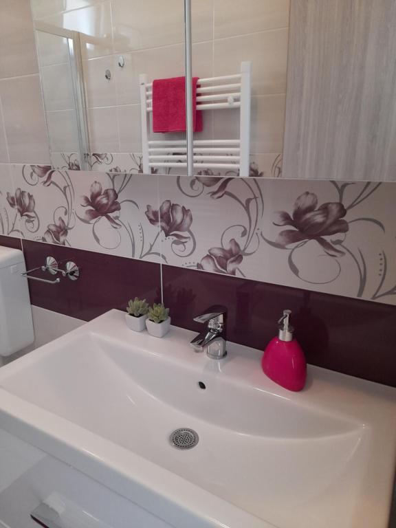 Koupelna v ubytování ML Apartman