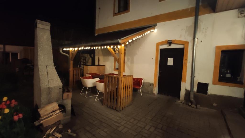 Balkón nebo terasa v ubytování H@M Penzion