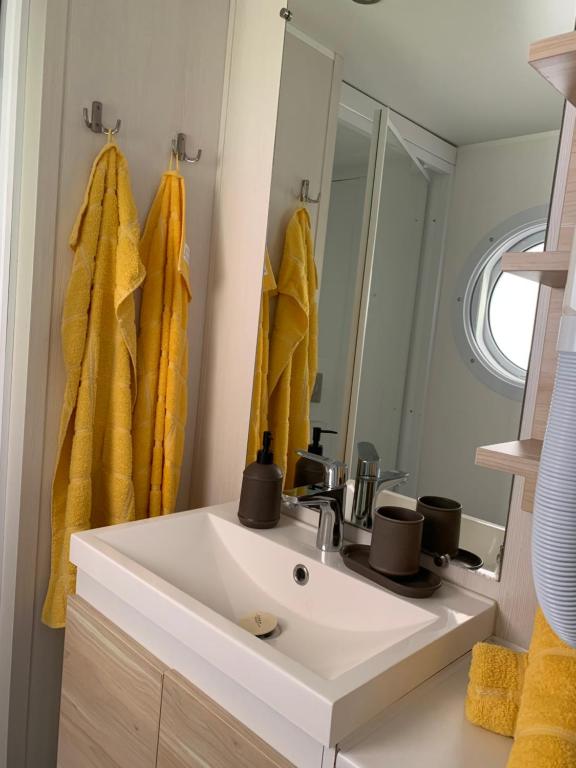 Koupelna v ubytování Chalet Max I