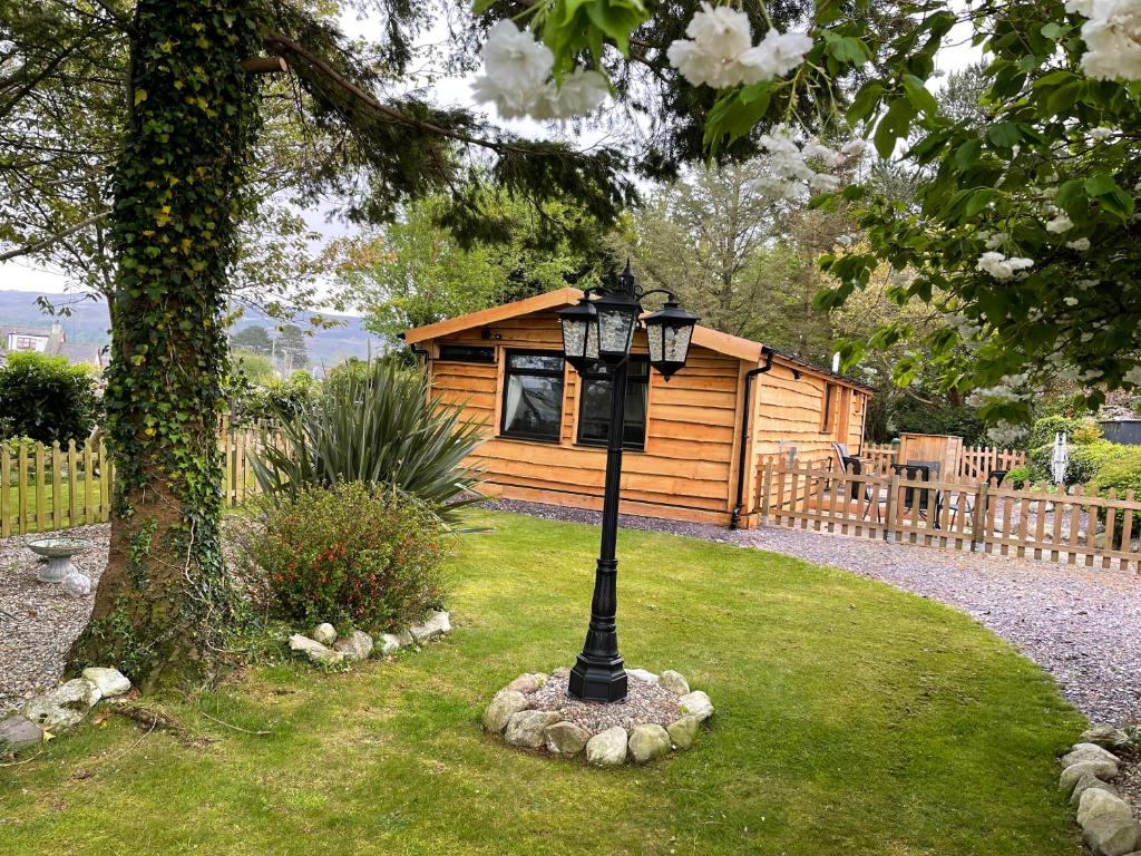 Zahrada ubytování Snowdonia cabin