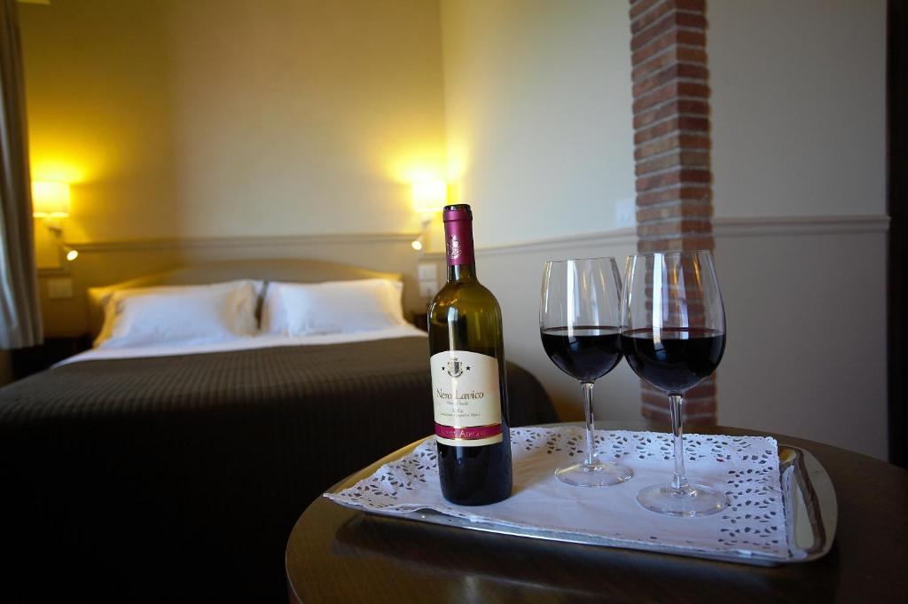 Nápoje v ubytování Airone Wellness Hotel