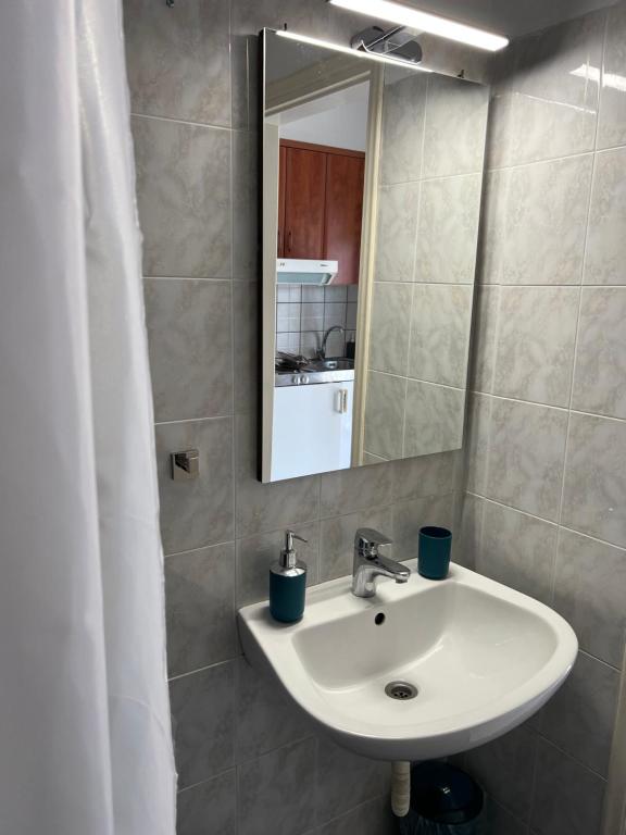 Koupelna v ubytování Xanthi Apartments