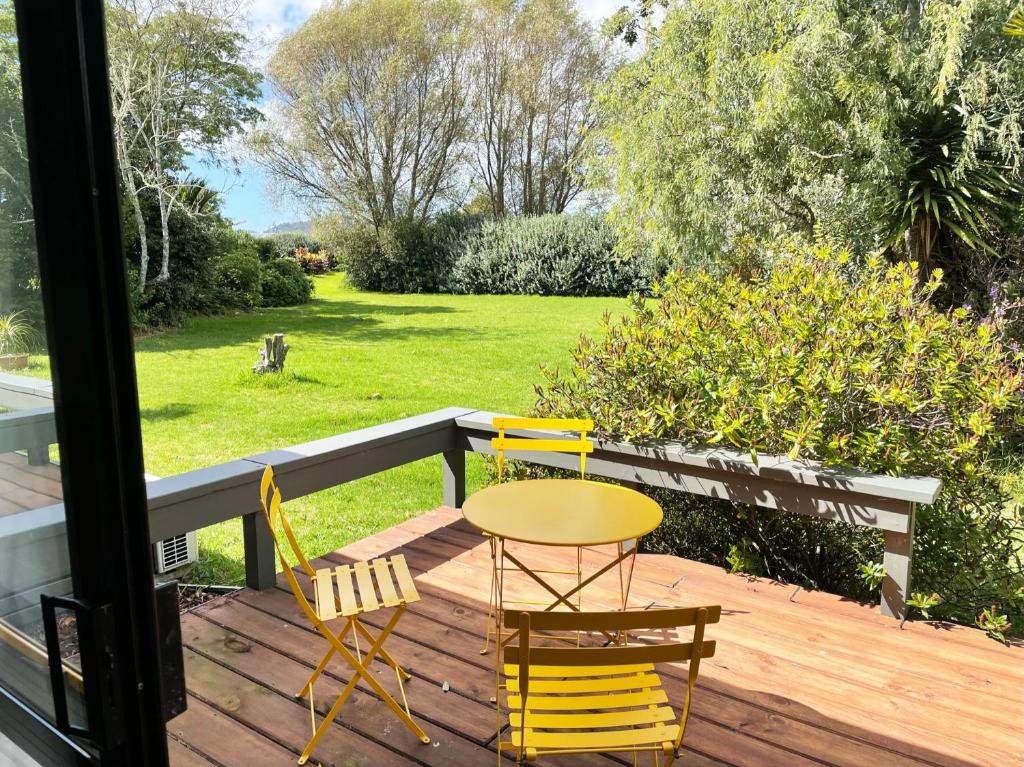 Zahrada ubytování Aotearoa Lodge