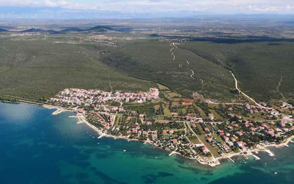 Letecký snímek ubytování Apartment in Sveti Petar na Moru - Zadar Riviera 42474