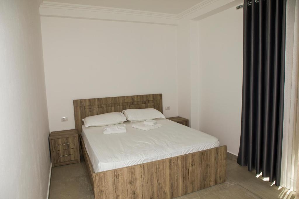 Postel nebo postele na pokoji v ubytování Soluna Apartments