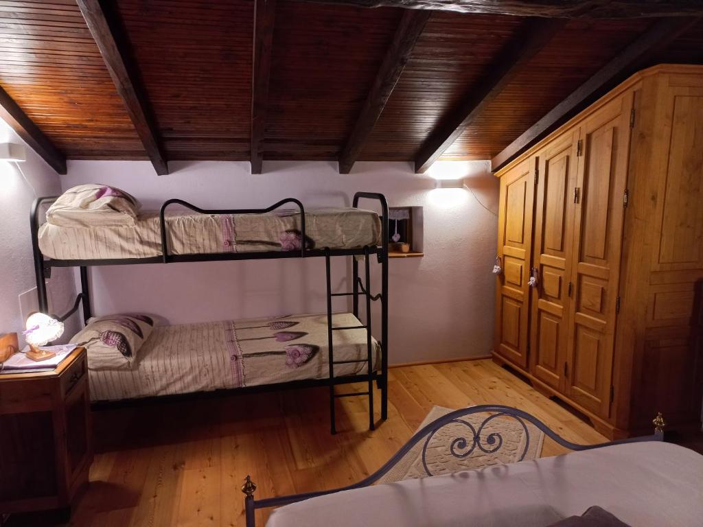 Postel nebo postele na pokoji v ubytování Il paradiso delle beccacce
