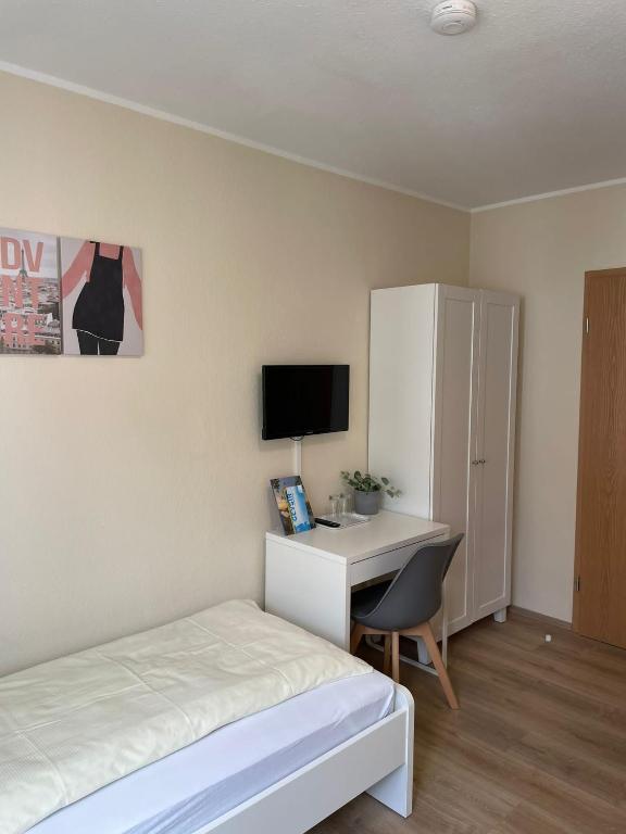 TV a/nebo společenská místnost v ubytování Gasthaus Stammbaum